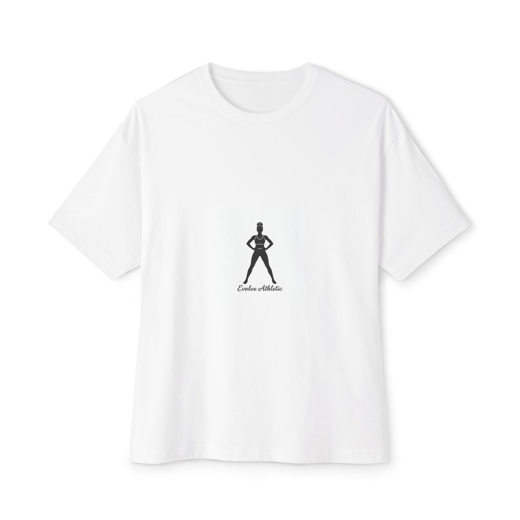 Boxy Tee — 'Embrace Confidence' Minimal Silhouette Graphic